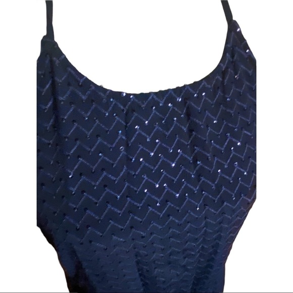 NWT! Luxury Item 👗 Blue Sequined Halter Gown - Picture 4 of 7